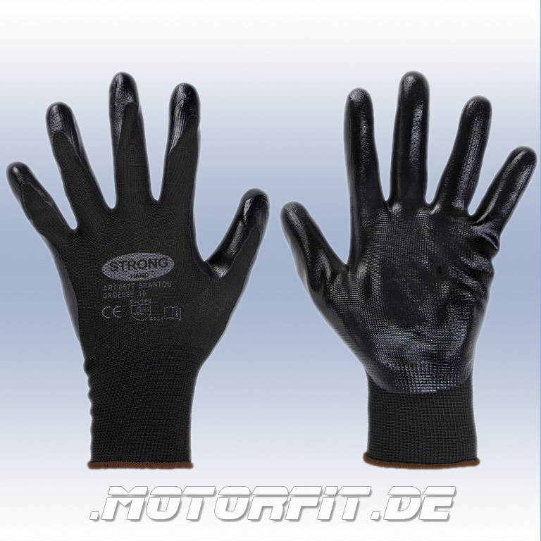Lederhandschuhe Herren BWOLF MANA 12 Paar Leder Arbeitshandschuhe   Dornenfest, Reifest Mit Elastischem Bund Gre 10