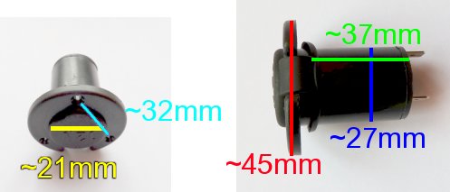 12V und 24 V Einbau Einbaubuchse Einbausteckdose Edelstahlausführung für  Zigarettenanzünder Stecker